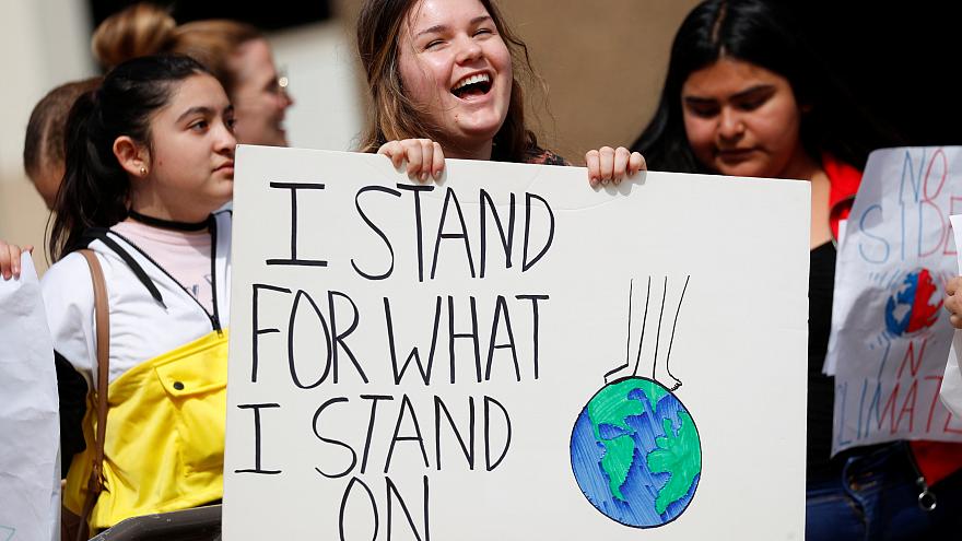مظاهرات الأطفال ضد تغير المناخ في جميع أنحاء العالم